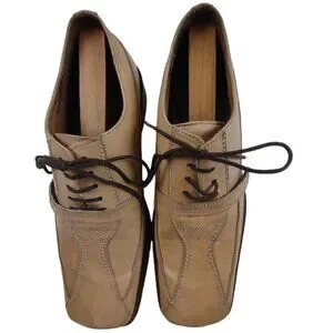 Fratelli Two Tone Square Toe Oxford Lace Up Dress Shoe 9 s-l400.jpg main image 3